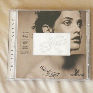 COPY Y2K NWT Swarovski crystal tattoos dragonfly and butterfly set of 3 tattoos